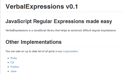 VerbalExpressions